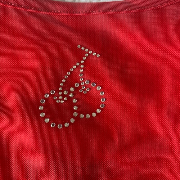 Sheer Cherry Bodysuit - Picture 2 of 3